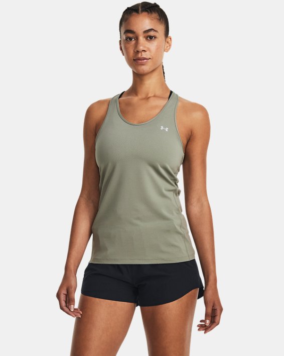 เสื้อกล้าม HeatGear® Armour Racer สำหรับผู้หญิง in Green image number 0